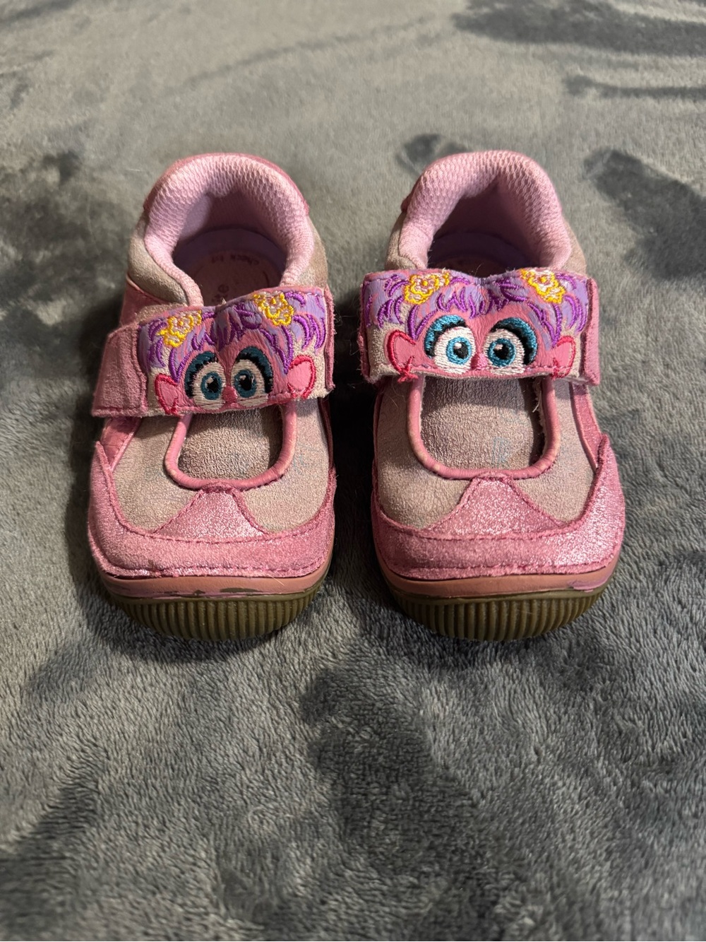 VTG Y2K Abby Cadabby Sesame Street Baby Stride Rite Sneaker Shoe Size 6.5w